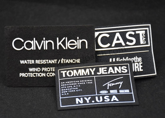 5 Colorway Dicetak Besi Pada Label Label Tenun Dengan Logo Sendiri