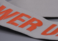Logo Silikon Mengkilap Pita Elastis Non Slip Lebar 47mm Untuk Pakaian