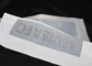 Kustom 1mm Silicone Logo Heat Transfer Label Printing Untuk Pakaian