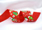 Personalized SGS Polyester Christmas Satin Ribbon Bisa Dicuci