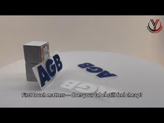 Kustom 3.5cm 3 Warna Silicone Heat Transfer Label Untuk Pakaian