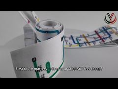 SGS ODM Patch Sablon Layar pada Pita Katun 100% Oeko Tex Standard 100