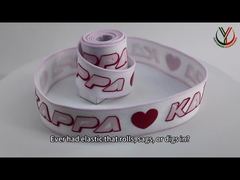 Melihat Lebih Dekat: Celana Garmen Pita Anyaman Elastis 30mm Dengan Logo TPU Mengkilap yang Dicetak