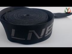 Memperkenalkan Pita Elastis Jacquard Logo Ganda Lebar untuk Pakaian Kustom 40mm Untuk Anda