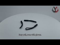 Lihat Lebih Dekat: Logo 3D TPU Plastik Zipper Puller OEKO Rubber Zip Puller