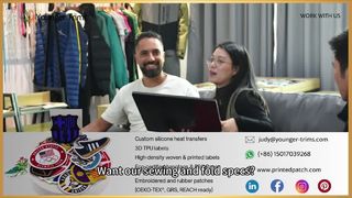 Tinta Cetak Label Tenun Khusus untuk Pakaian