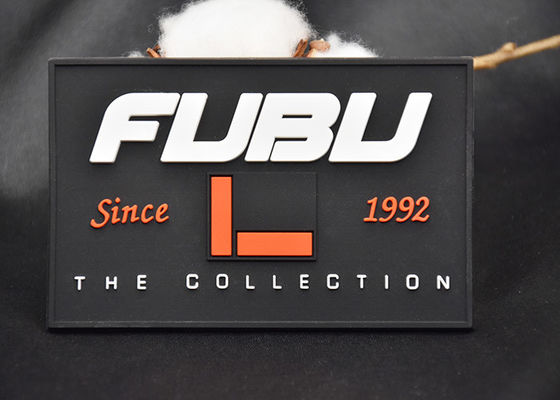 Tambalan PVC 3D Timbul, Garmen Dan Tas Tambalan Karet Kustom