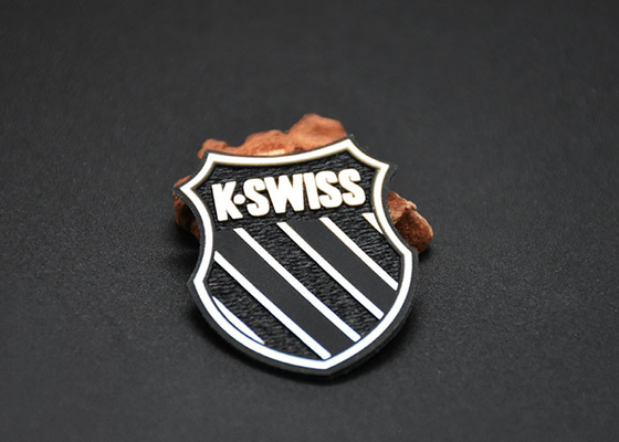 Patch Transfer Panas Kain Tenun Dengan Logo Silikon Cetak