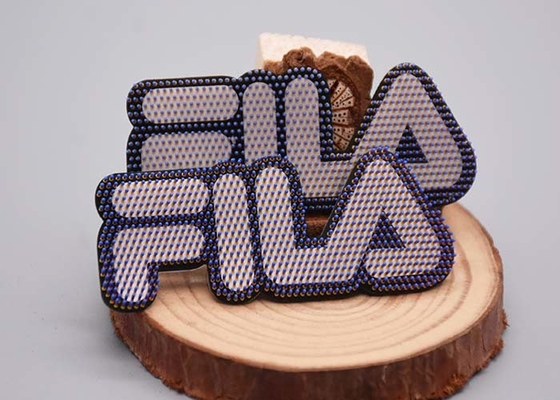 Layar Latar Belakang Karet Silikon Dicetak Patch 0.8mm 2.0mm Untuk Pakaian