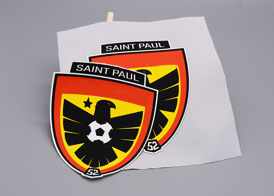1.0mm Silicone Heat Transfer Label Pakaian Untuk Garmen Sepak Bola