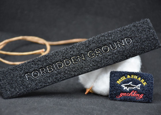 OEKO Female Velcro Embossed Patchs Hook Dan Loop Patch