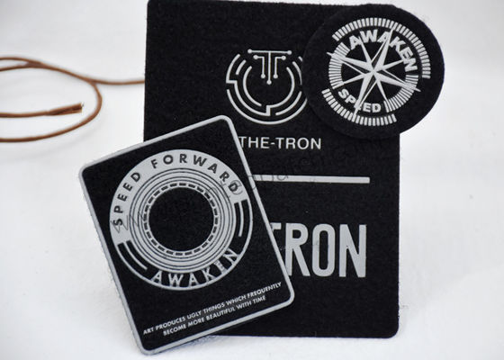 Hitam SGS 5cm 3M Reflektif Velcro Patch Teknik Frekuensi Tinggi