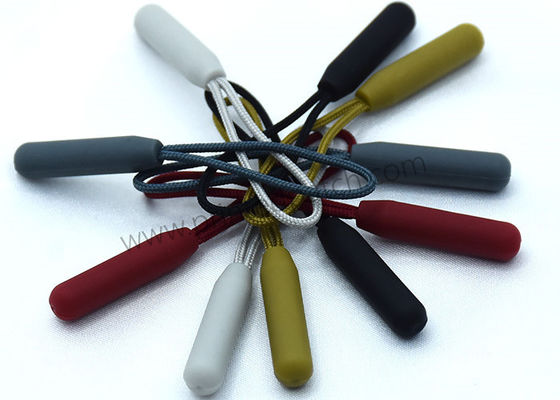 OEM TPU 4 Penarik Ritsleting Plastik Colorways 56 * 8mm Penarik Karet