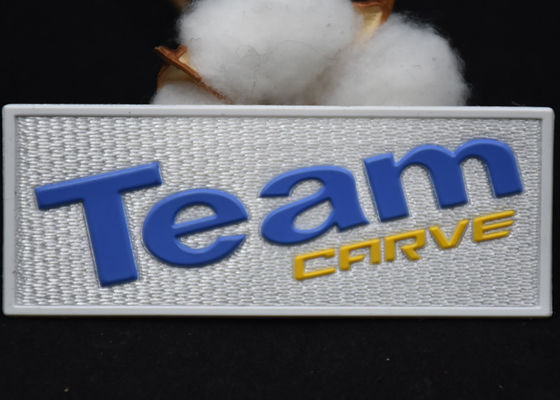 Tatami Fabric Custom Clothing Patch 3D Silicone Heat Transfer Patch