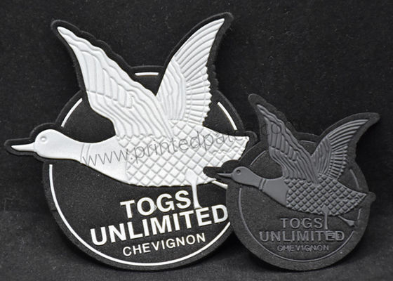 Label Reflektif 300psi 3M Debossed Besi Pada Patch Untuk Jeans